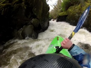 start of the gorge section of the Wnion